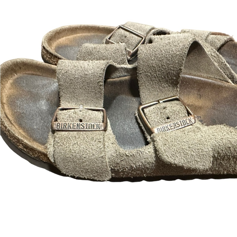 Birkenstock Women's Sandals in Taupe Suede